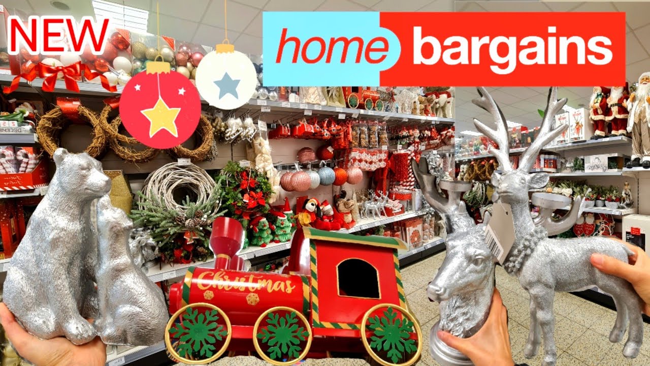 THE ULTIMATE CHRISTMAS DECOR!! 🤩 *NEW IN HOME BARGAINS* 🐻‍❄️ Come Shop With Me❗️ 💁🏻‍♀️🛍 ✨️