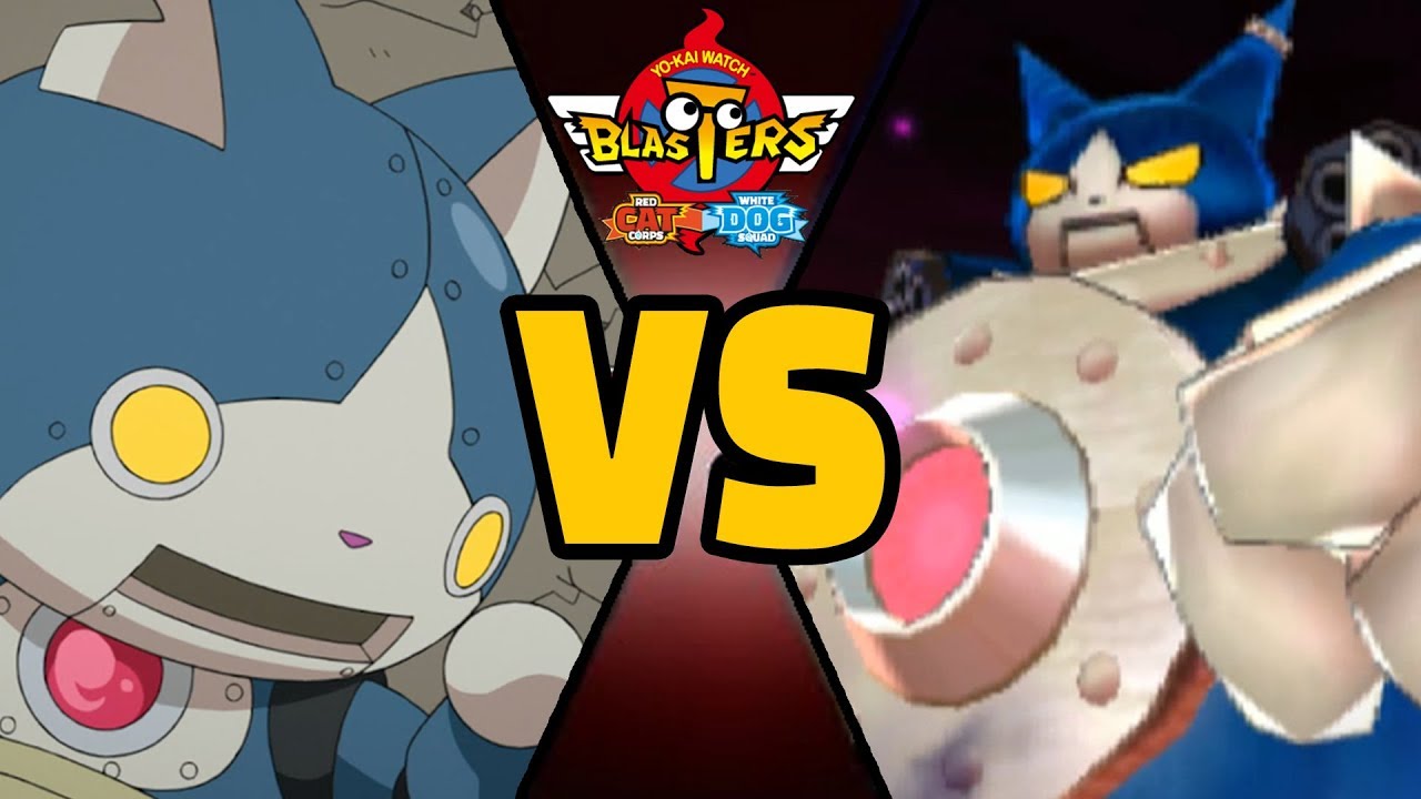 4 ROBONYAN vs ULTRA ROBONYAN 28 in Yo-kai Watch Blasters (Theme Team)