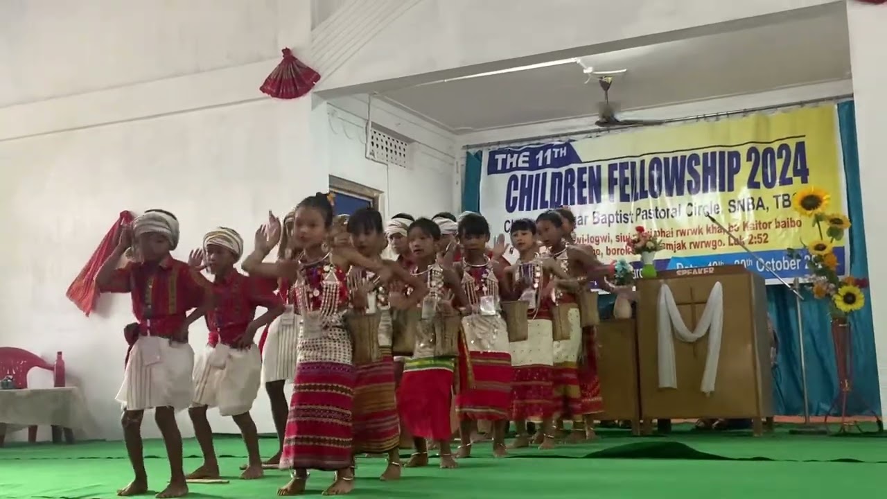 The 11th children fellowship 2024 (SNBA)Lalit Mahon B/c 1st 🥇 prize Group dance competition 💪