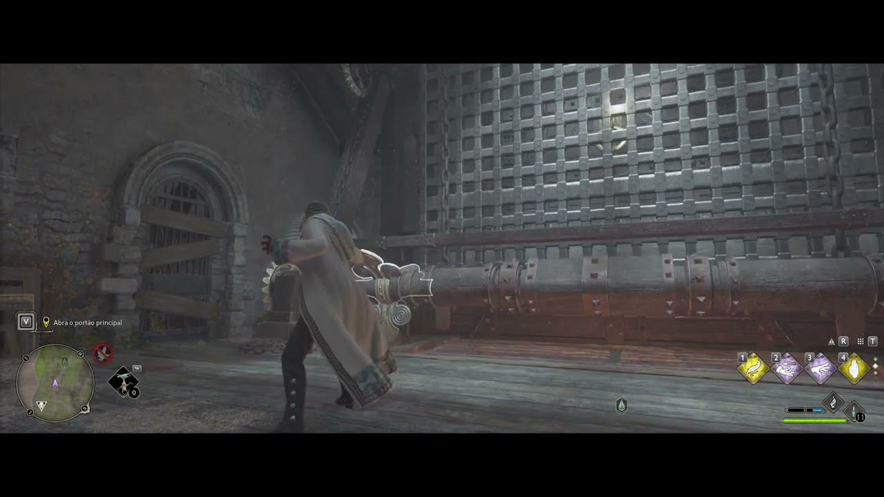 Abra o port&atilde;o principal - Hogwarts Legacy