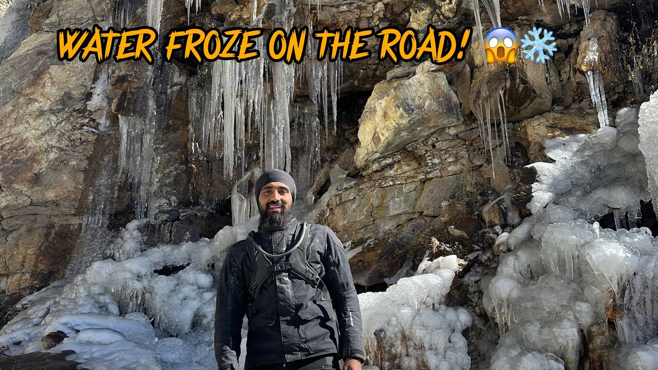 Jahan roadside paani bhi freeze ho jaye… wahan ride karna ek alag hi feel hai