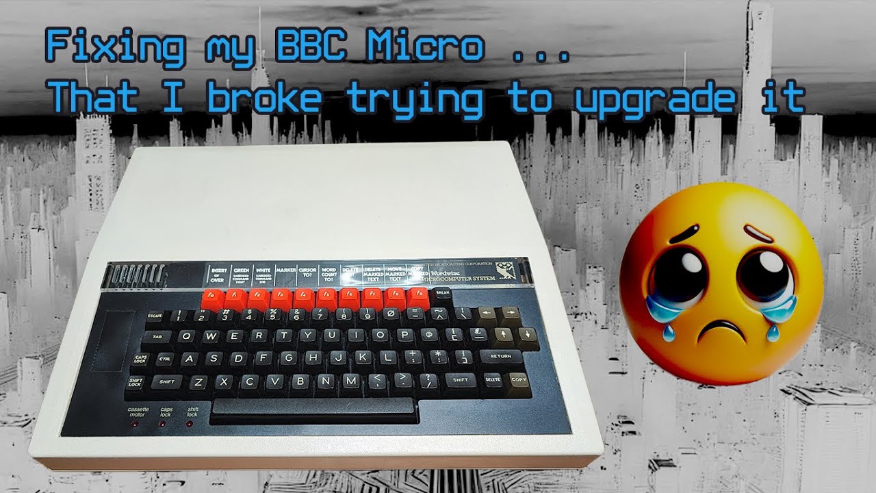 How to break a perfectly good BBC Micro and spend ages fixing it - ATPL Sideways ROM board install