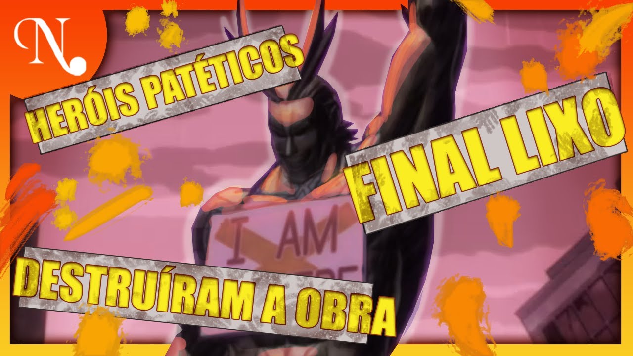 Como a Internet DESTRUIU o Final de BOKU NO HERO - Analise Narrativa
