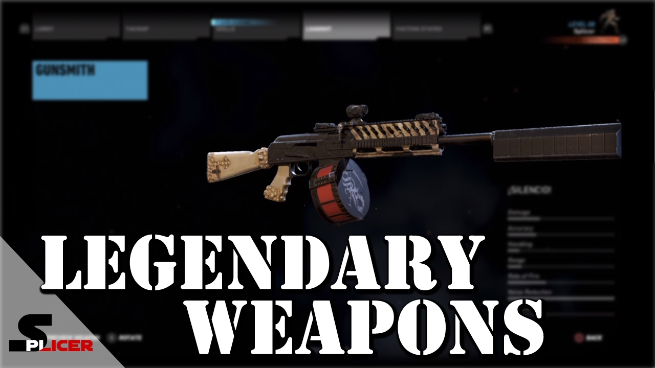All Legendary Weapons - Tom Clancy Ghost Recon Wildlands