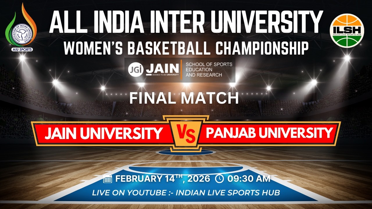 FINAL MATCH - JAIN UNIVERSITY BANGALORE VS PANJAB UNIVERSITY || AIU WOMEN'S BASKETBALL CHAMPIONSHIP