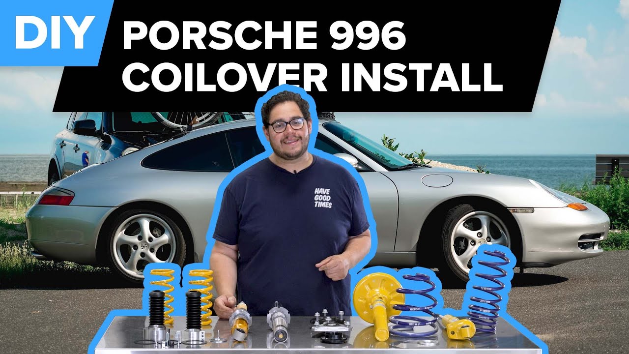 Установка койловеров Porsche 996 911 своими руками (комплект койловеров Porsche 996 Carrera Ohlin...