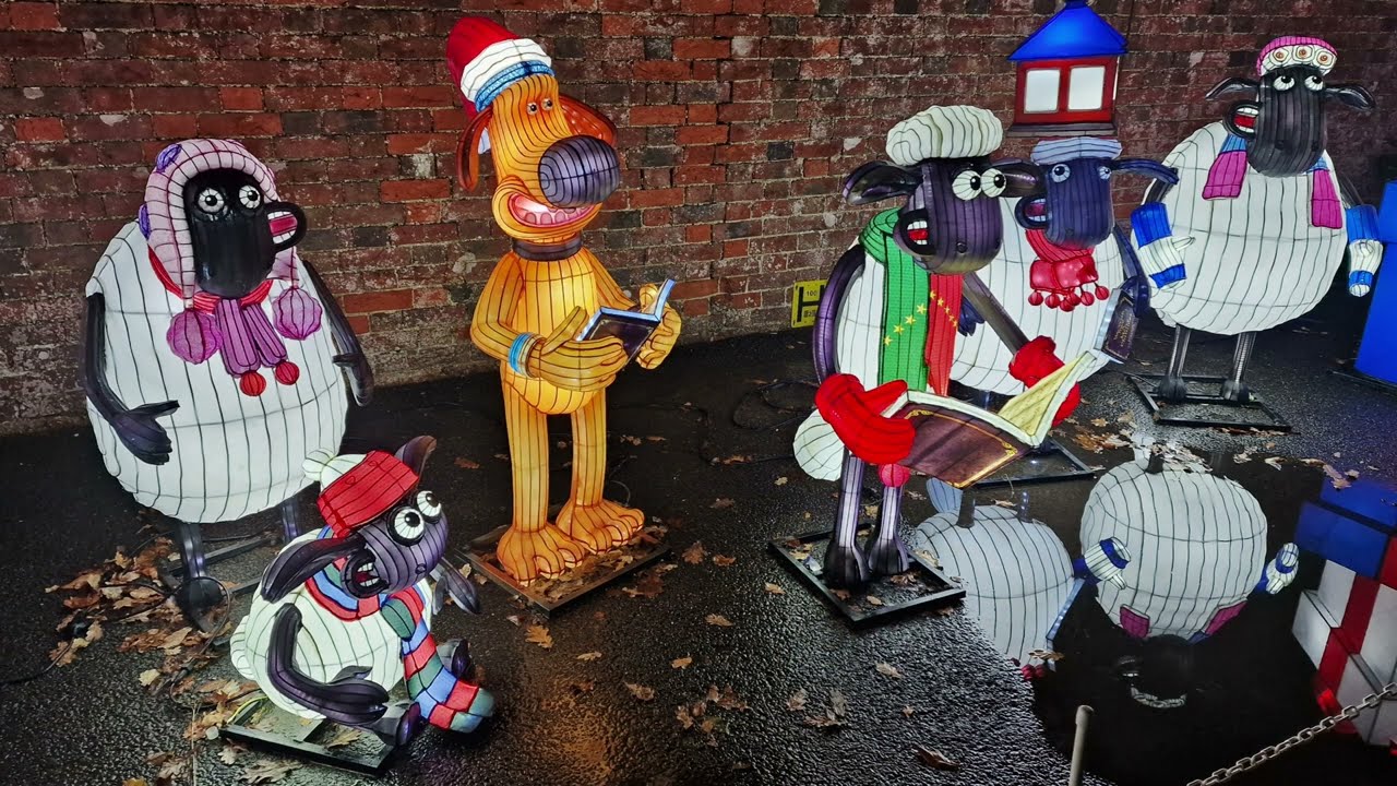 Longleat Festival of Light 2025 / 2026  Part Two  - British Icons featuring Wallace and Gromit