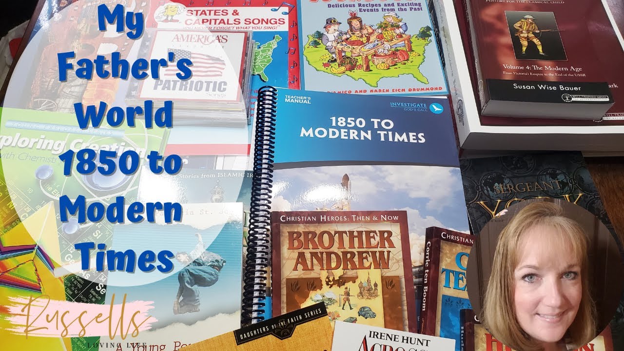My Father's World 1850 to Modern Times Flip Through || MFW Homeschool Curriculum || MFW Curriculum
