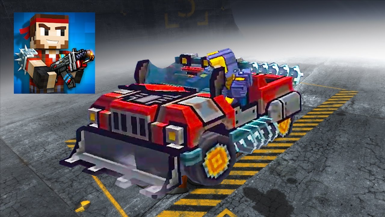 Pixel Gun 3D - Racing Mode on the Survivors Car Victory (by Rocket Socket)