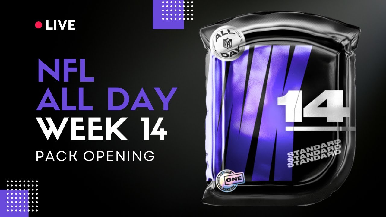 NFL ALL DAY Week 14 Pack Opening