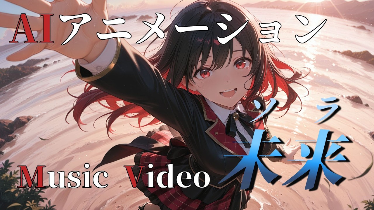【Original Song】未来 -ソラ- / 紅月ルカ - Akatsuki Ruka #AIIdol #ミュージックビデオ