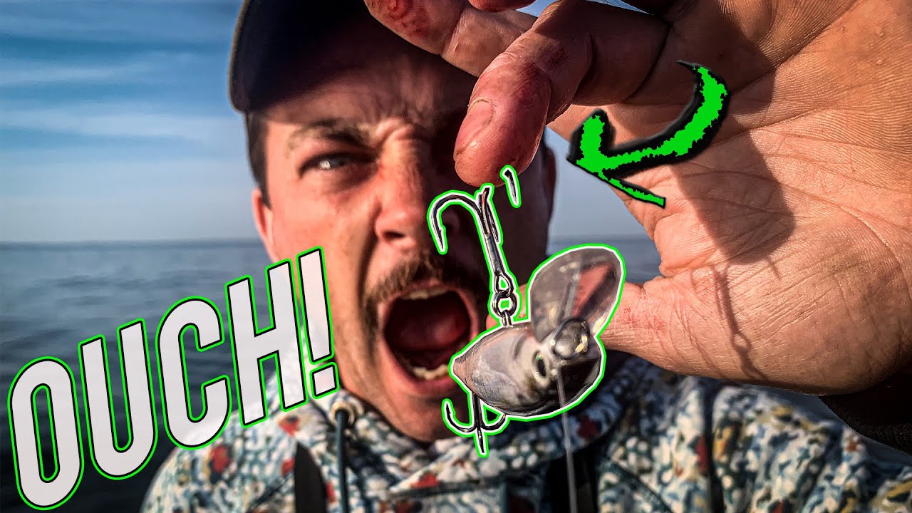 HOOKED in the FINGER and Kept Fishing! EPIC Saltwater FAIL in Cape Cod