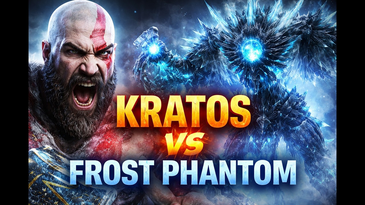 Kratos vs a Frost Phantom | God of war: Ragnarok