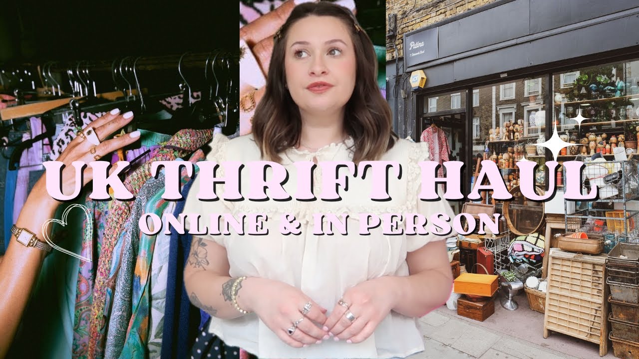my best UK THRIFT HAUL to date (+ try on)