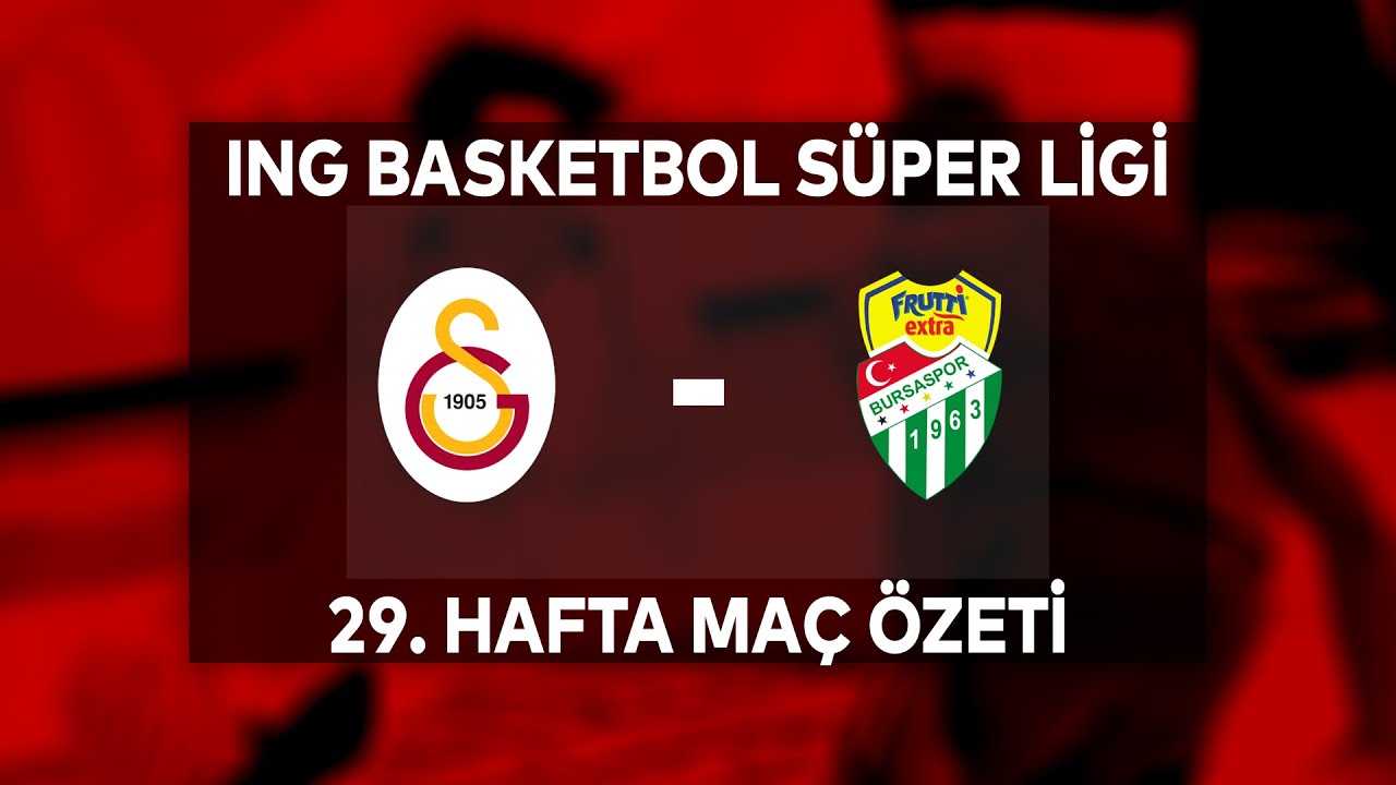 BSL 29. Hafta Özet | Galatasaray 106-93 Frutti Extra Bursaspor