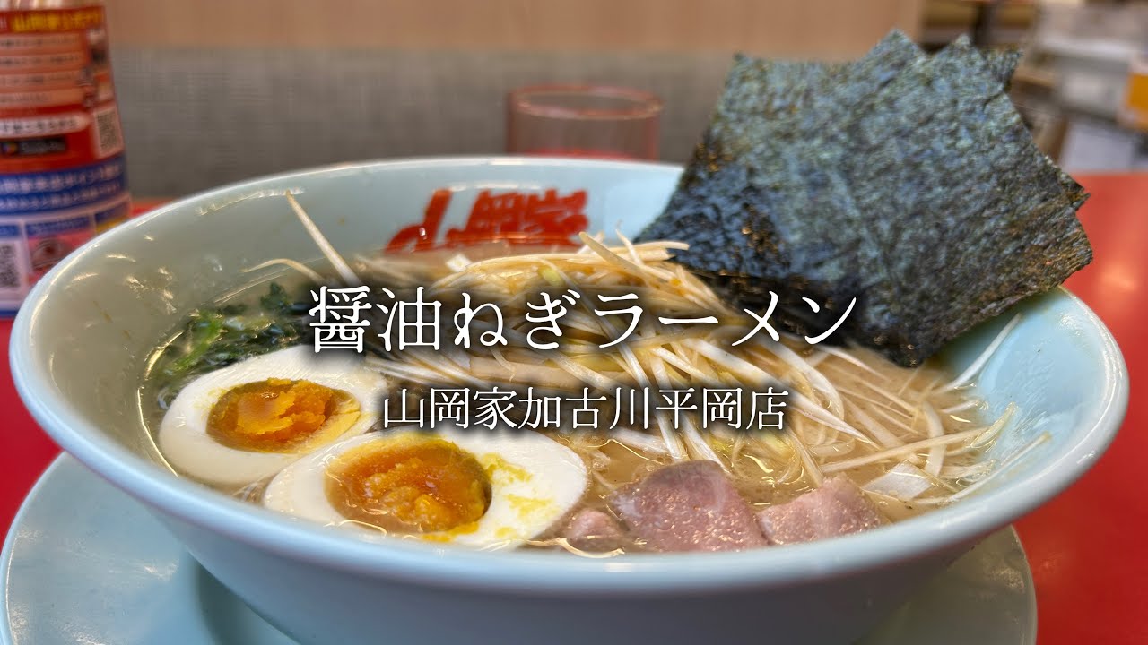 【山岡家】醤油ねぎラーメン【初めての方はむしろこれでしょう！】