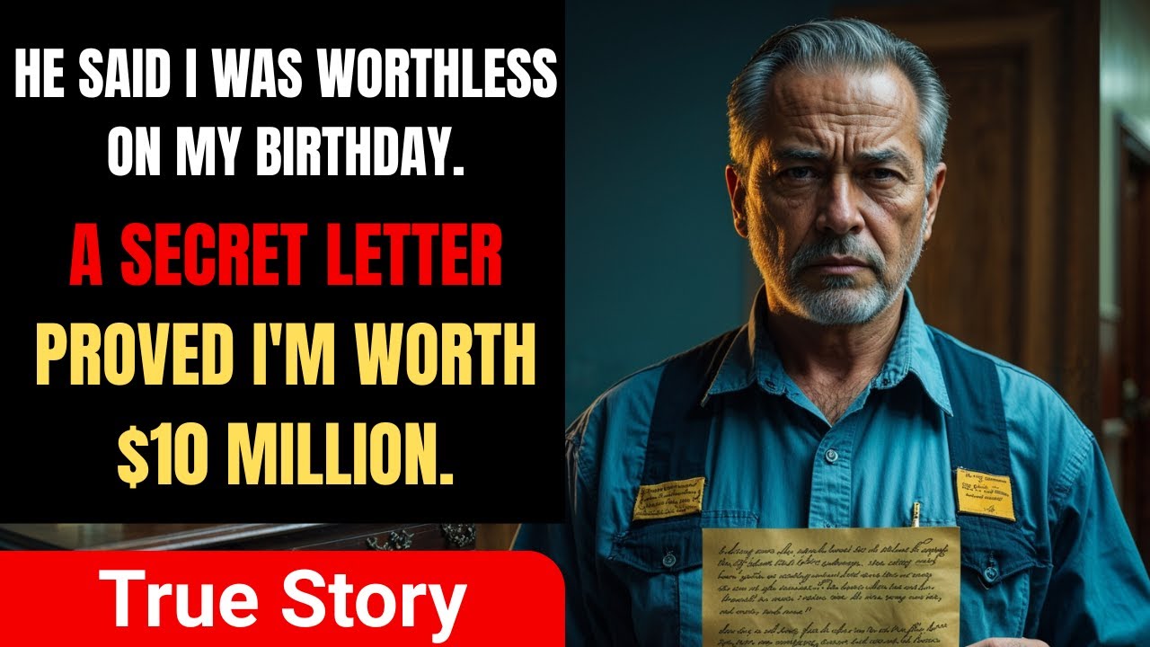 He Called Me Worthless at 55 — Then a Secret Letter Revealed My $10M Inheritance