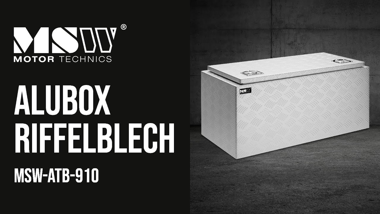 Alubox Riffelblech MSW Motor Technics MSW-ATB-910 | Produktvorstellung 10060943