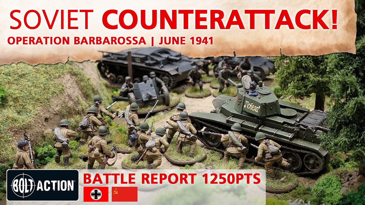 Немцы против Советов: Боевой отчет Bolt Action 3-я редакция, 1250 очков | Операция &laquo;Барбаросса&raquo; 1941