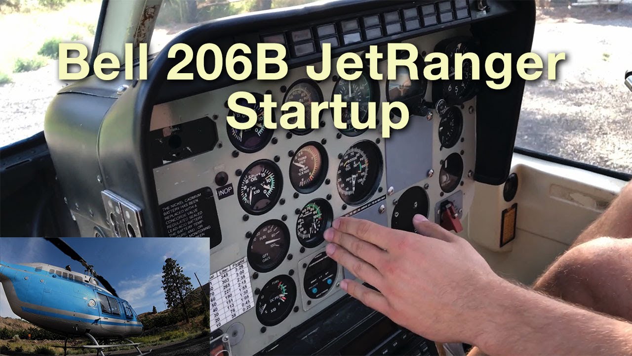 Запуск Bell 206B III JetRanger