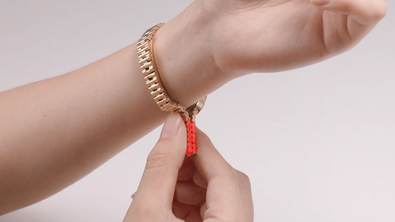 How to resize the watch band of BERNY brand womens gold watch - 2926L