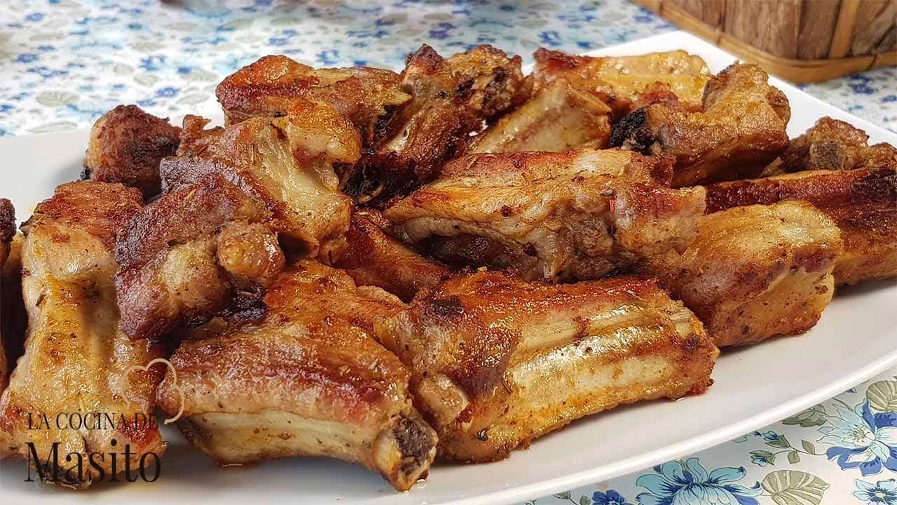 Costillas de cerdo adobadas, las costillas de la abuela, las que nunca fallan. Receta facil