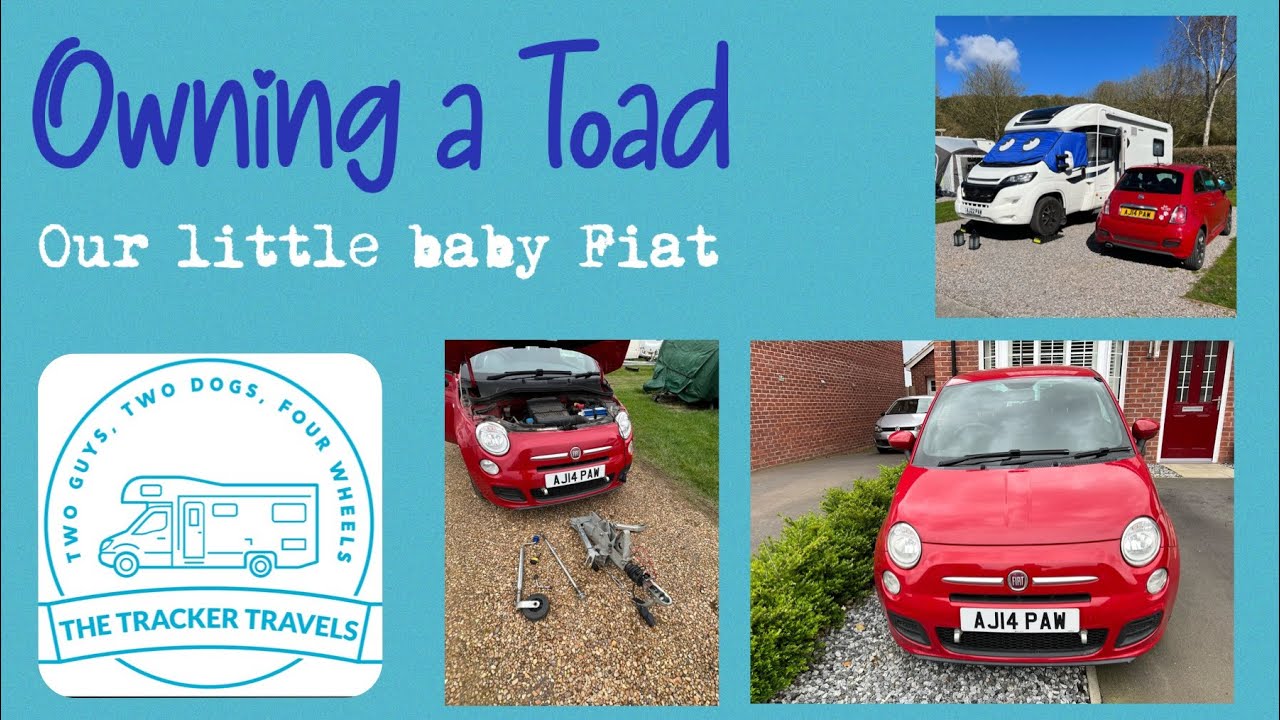Owning a toad! A snapshot look at our Fiat 500 tow car.