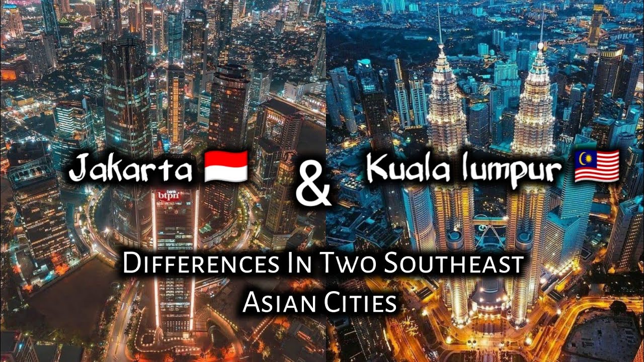 Combine!! Two big cities in southeast asia Kuala Lumpur 🇲🇾 And Jakarta 🇮🇩. Two great Cities