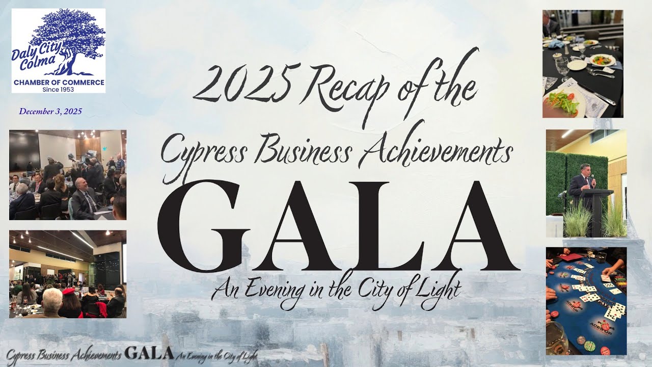 December 3, 2025 - Daly City Colma Chamber Cypress Achievement Gala Recap