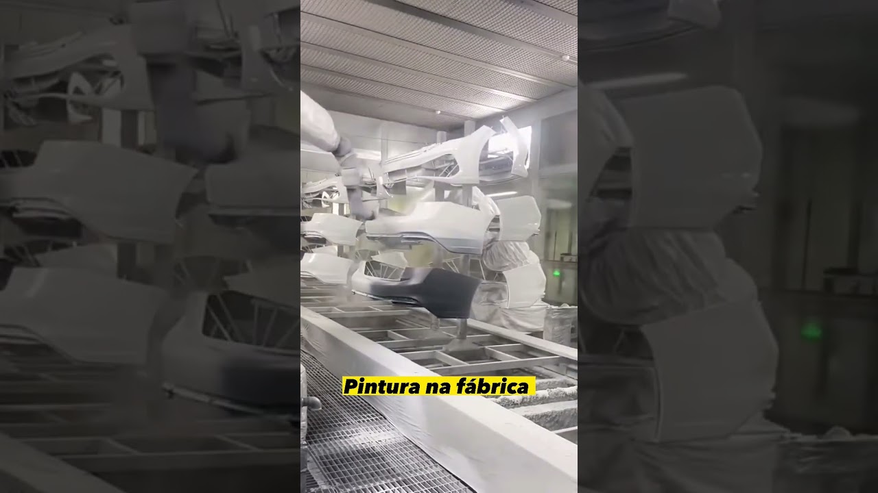Assim &eacute; feito a pintura na f&aacute;brica? #pinturaautomotiva #shortsfeed #shortvideo #pinturaautomotriz
