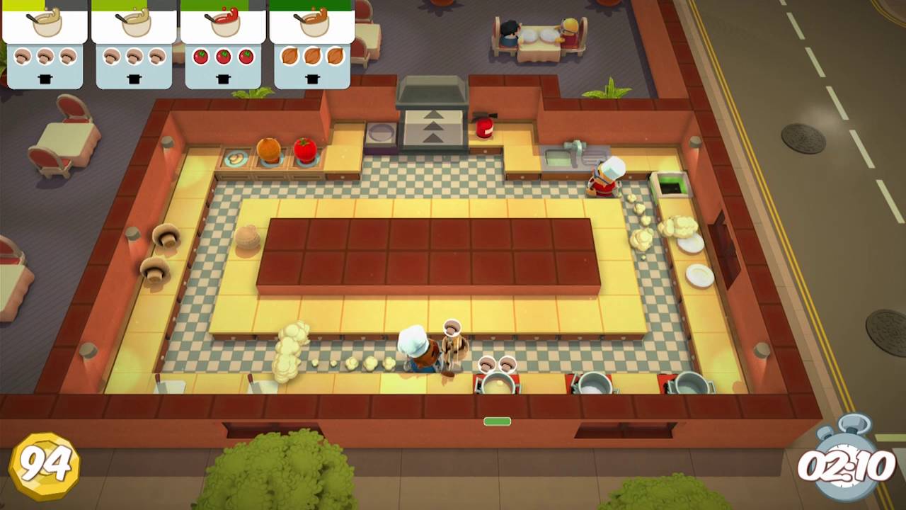 Overcooked Level 1-5 3Stars Walkthrough