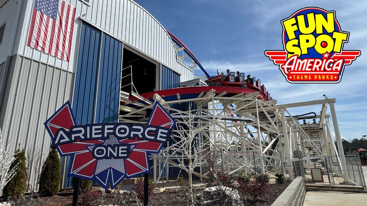Is This The Best Roller Coaster In The Southeast? | ArieForce One Fun Spot America Atlanta