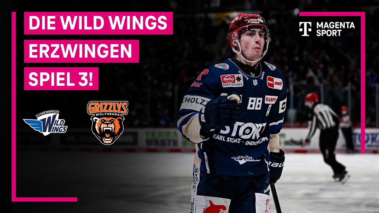 Schwenninger Wild Wings - Grizzlys Wolfsburg | PENNY DEL Playoffs, 1.Runde | MAGENTA SPORT