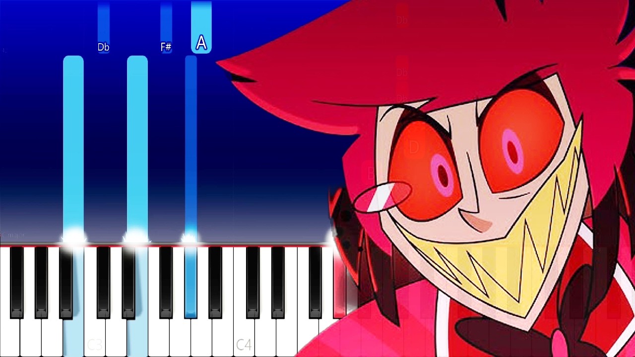 Hazbin Hotel - Alastor Recap Song (Piano Tutorial)