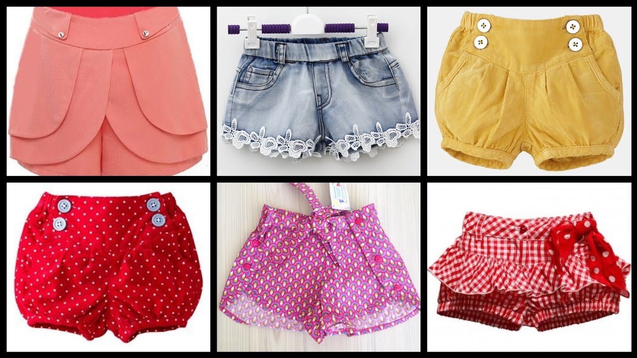 Shorts Sewing Patterns/Baby Girls Ruffled Shorts Style