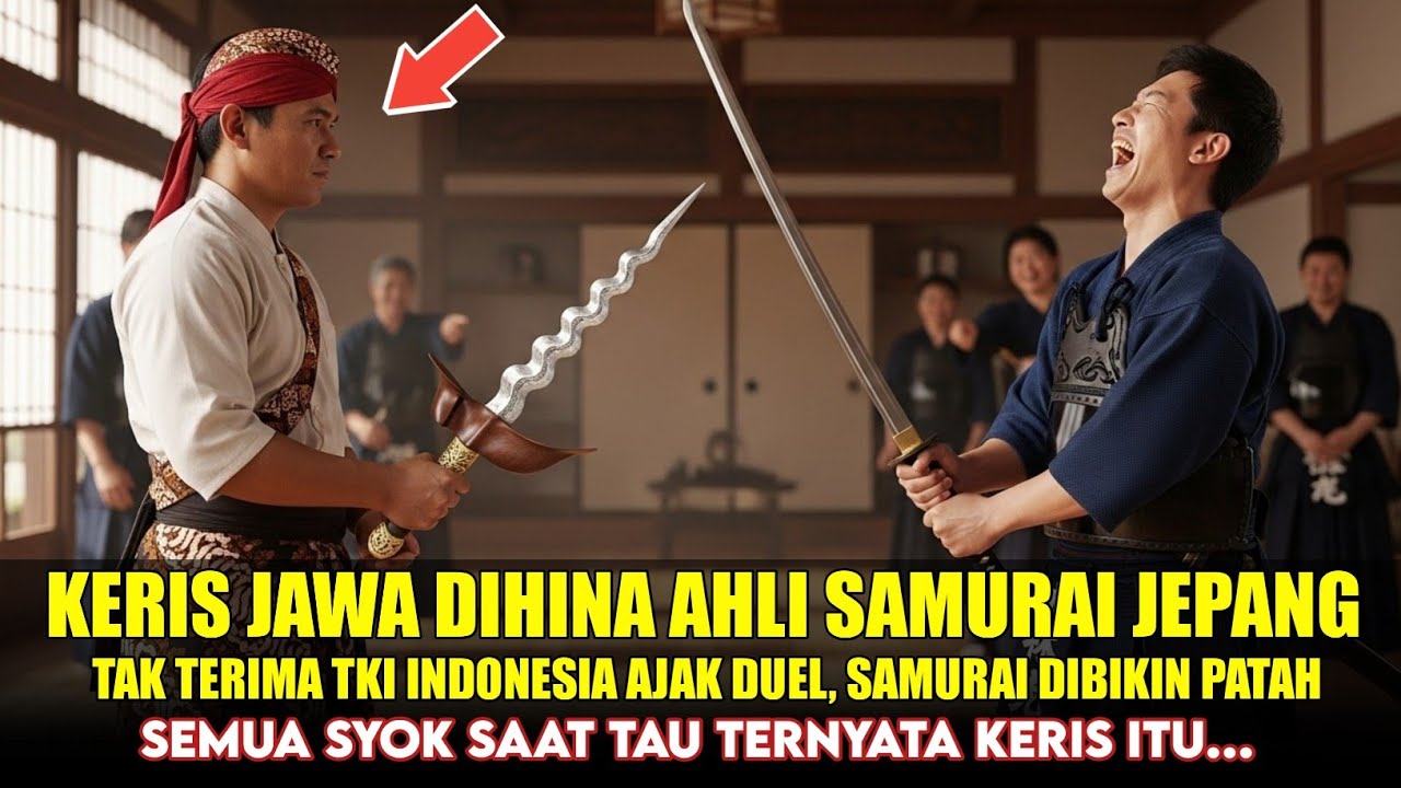 TKI Keris Jawa Diremehkan Samurai Jepang, Balasannya Bikin Semua Tercengang! Ternyata TKI itu..