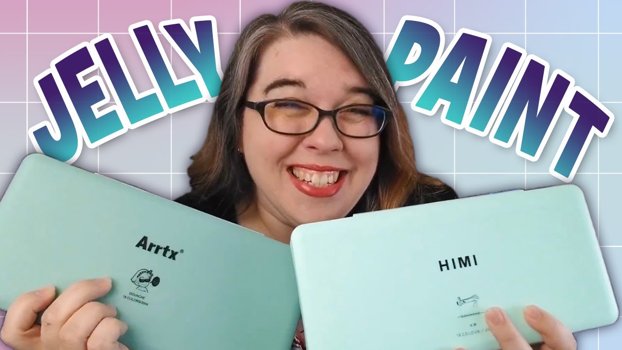 🎨 Trying the NEW Arrtx and Himi Jelly Cup Gouache! 🎨 Beginner Review