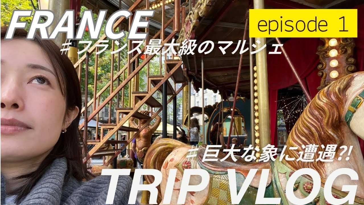 【Trip Vlog】フランス・ブルターニュ旅行記①レンヌ編