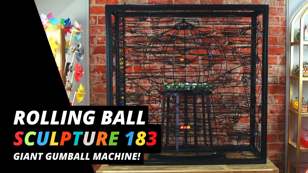 Giant Gumball Machine - Rolling Ball Sculpture cn:183