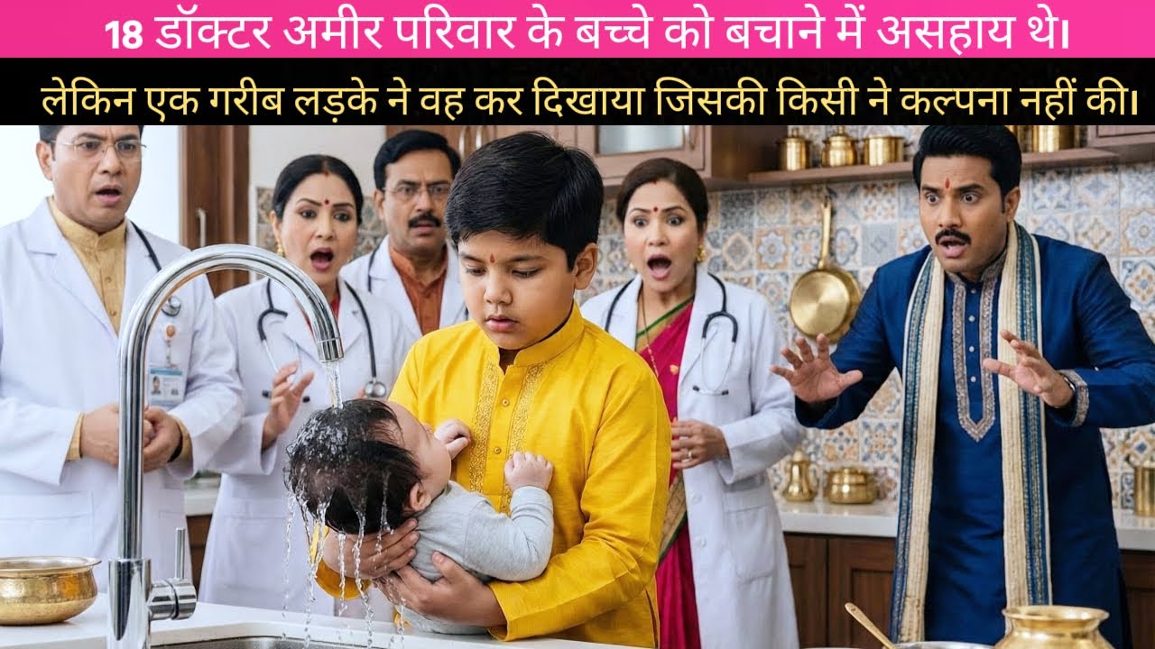 अरबपति के बच्चे के सामने 18 डॉक्टर बेबस — गरीब लड़के ने ऐसा किया जिसकी किसी ने कल्पना नहीं की।