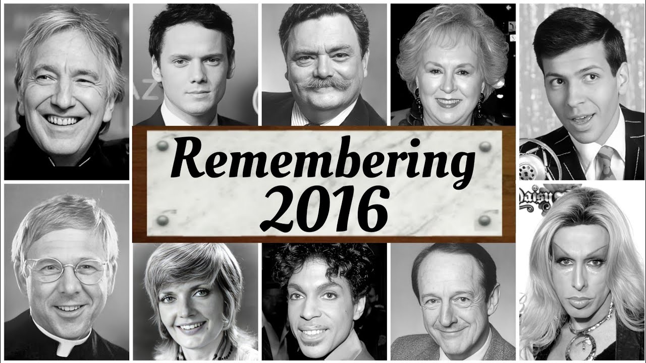 Obituary in 2016: Remembering famous celebrities who died in 2016