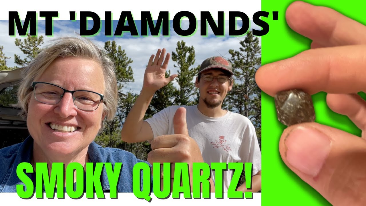 Rockhounding MT 'DIAMONDS' & SMOKY QUARTZ with THEO KELLISON