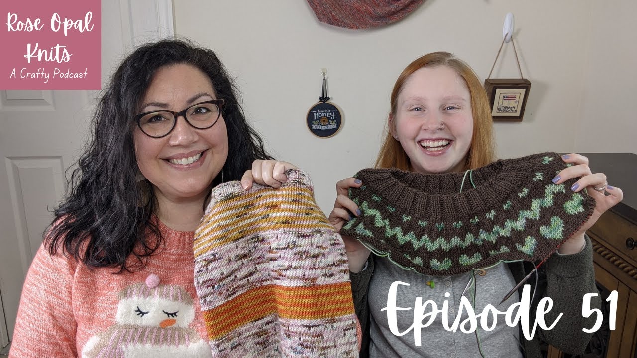 Bean & Olive, Gracious, Habitation Throw, and Socks! Episode 51 - Rose Opal Knits Podcast