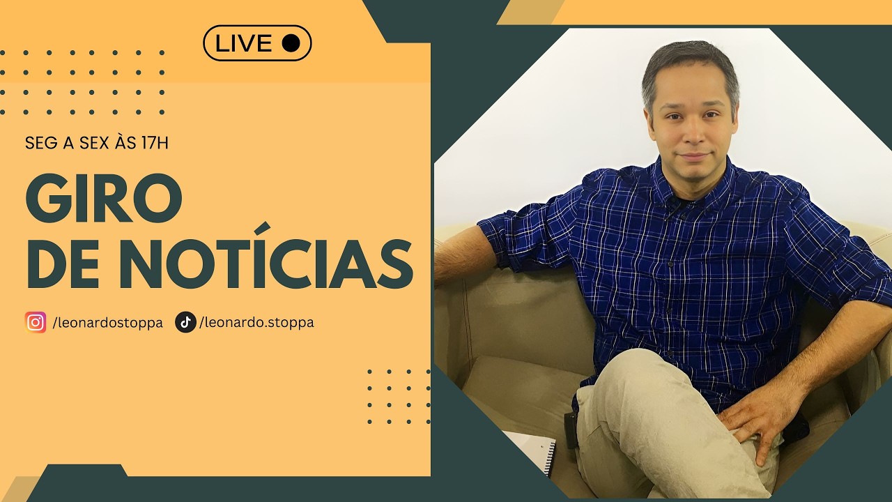 [AOVIVO] Quarta às 17h - Giro de Notícias