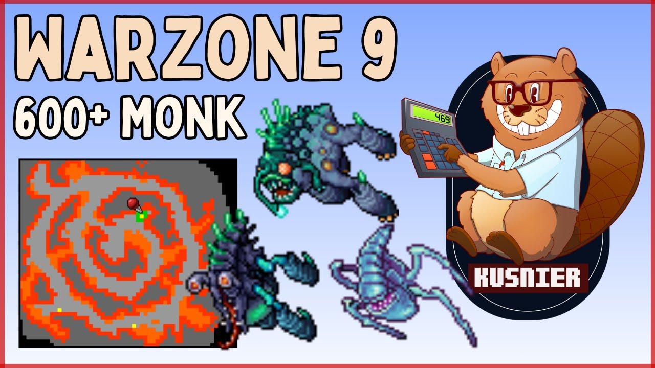 Warzone 9 (Dwelling of the Forgotten) | Best Monk Profit | 600+ Monk | Tibia