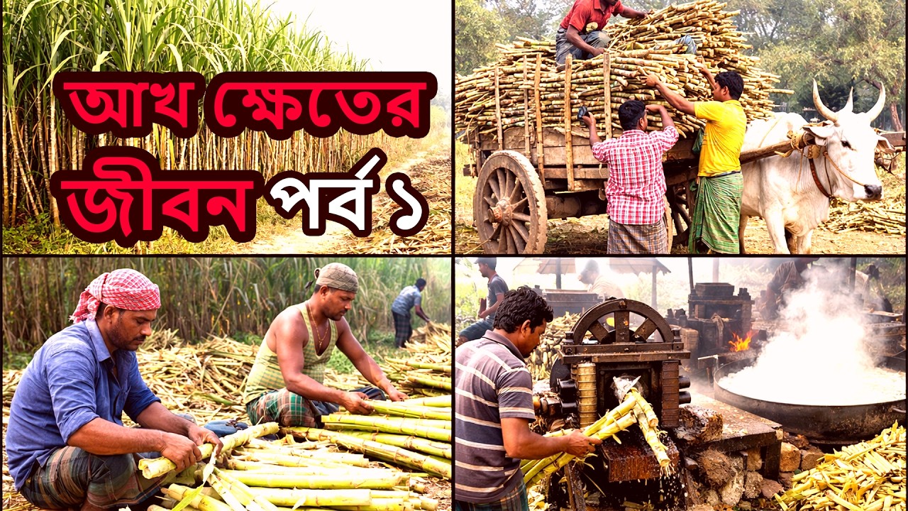 রাজবাড়ীর পাংশায় আখ থেকে গুড় তৈরির পুরো প্রক্রিয়া | Sugarcane to Jaggery Village ।। ট্রাভেল টু আই।।