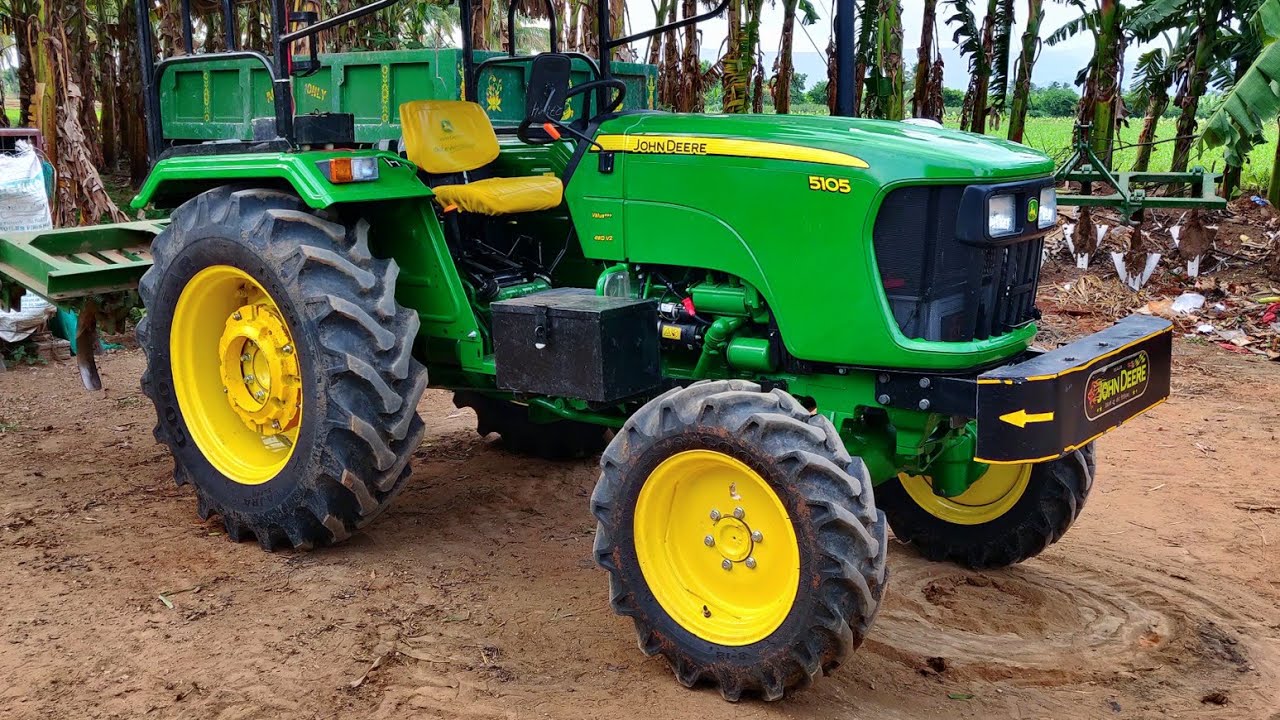 John deere 5105 4wd Tractor Full review | Price mileage specifications and features