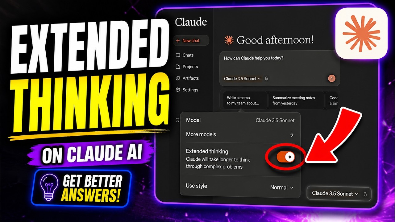 How to Turn On Extended Thinking on Claude AI