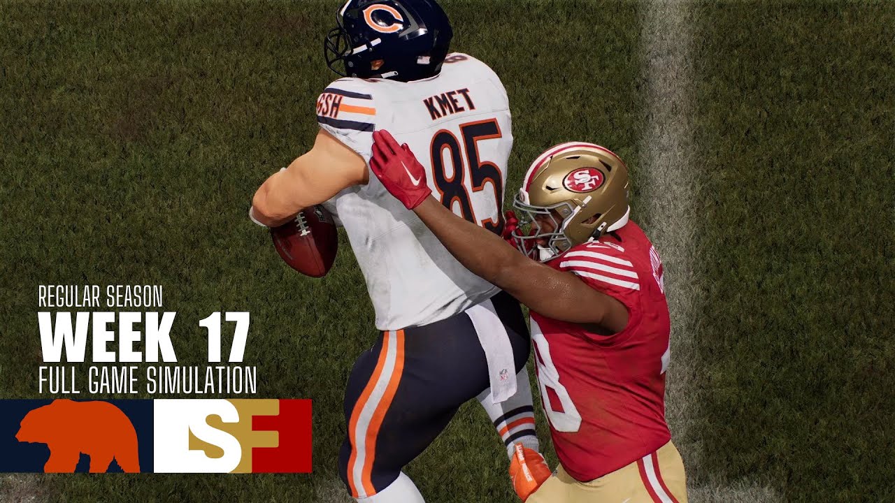 Bears vs. 49ers | 2025-26 Season Week 17 | Madden NFL 26 Simulation