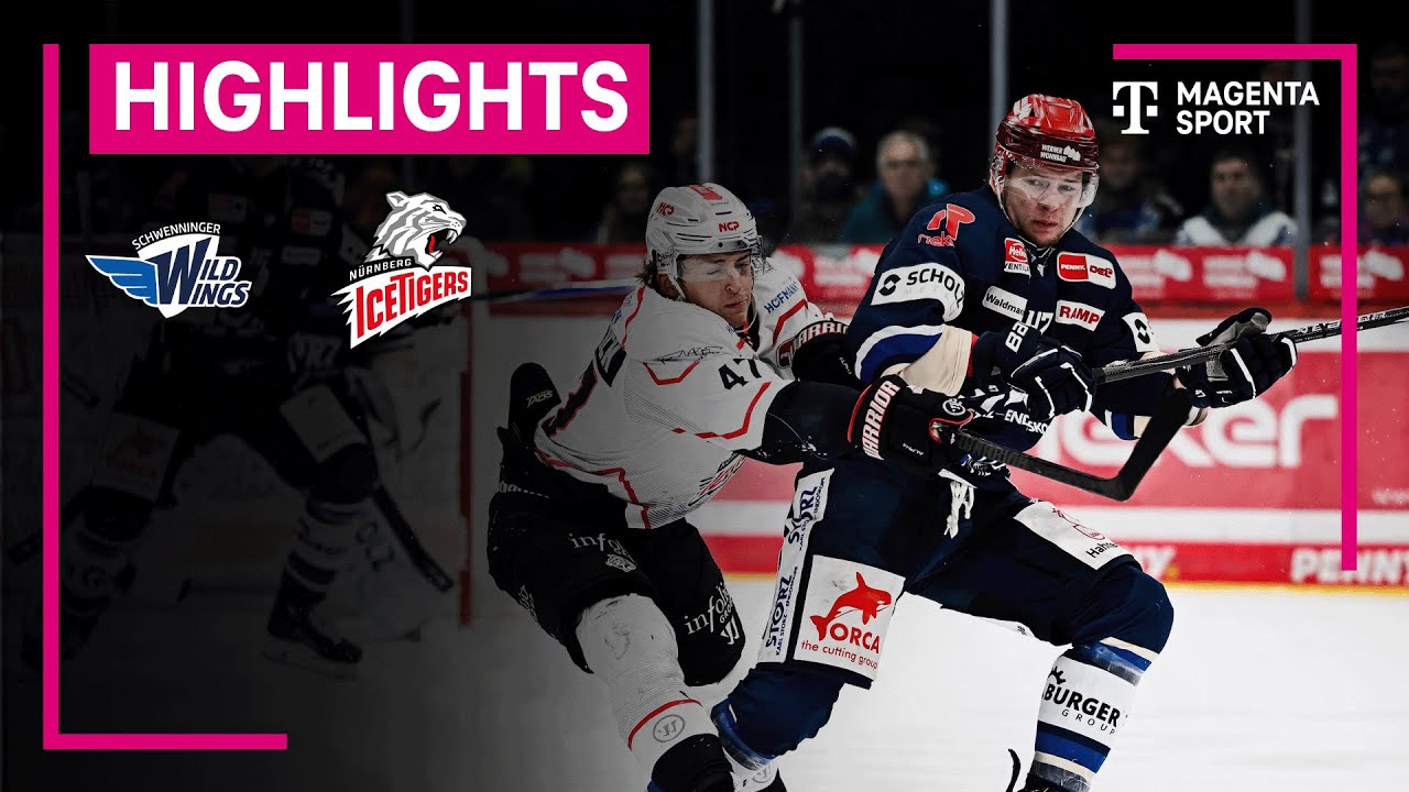 Schwenninger Wild Wings - N&uuml;rnberg Ice Tigers | PENNY DEL | MAGENTA SPORT